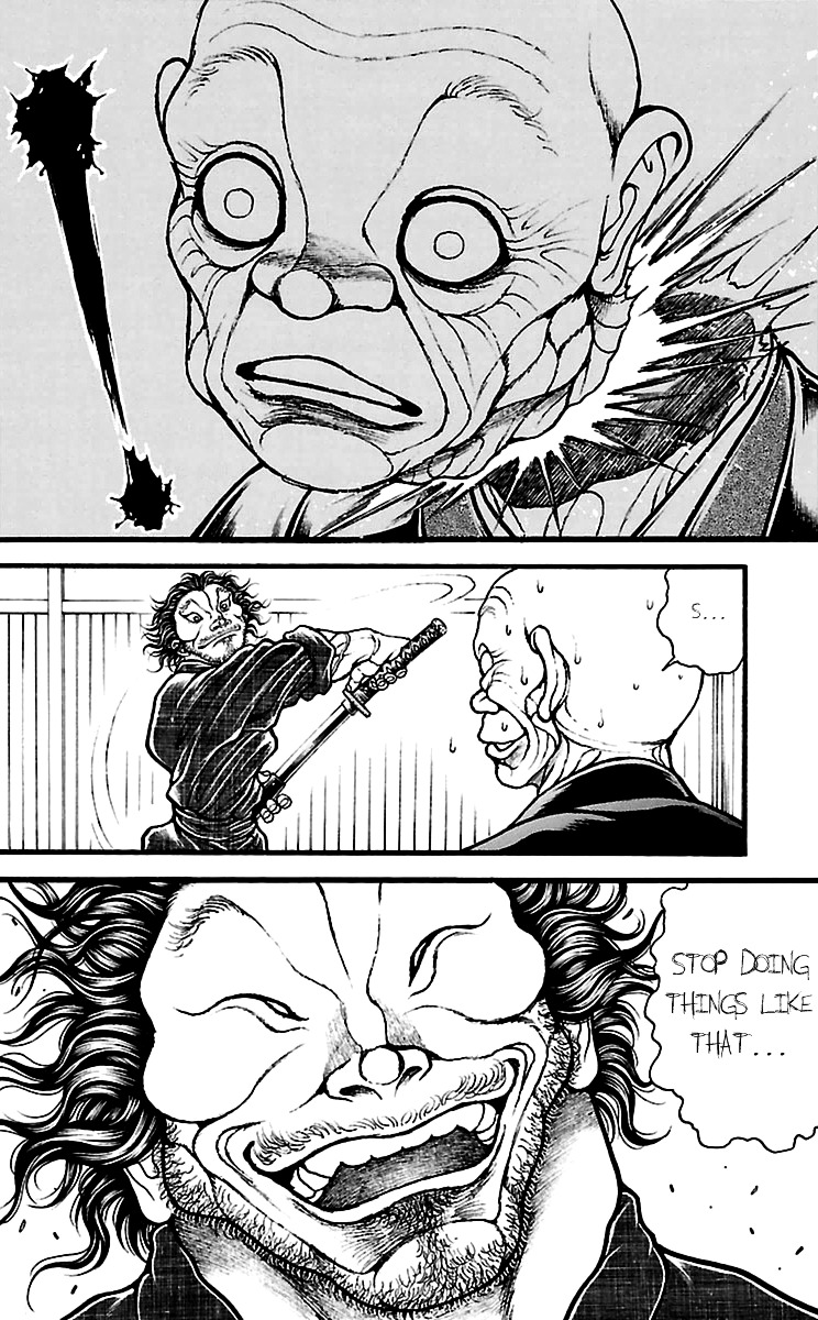 Baki Dou Chapter 109 page 18 - Chapter 109 : Testing the blade