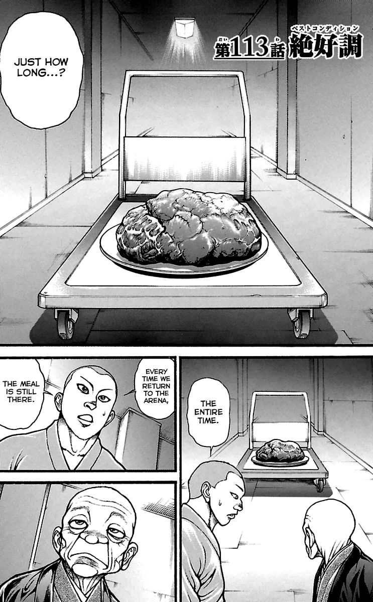 Baki Dou Chapter 113 page 1 - Chapter 113 : Best Condition