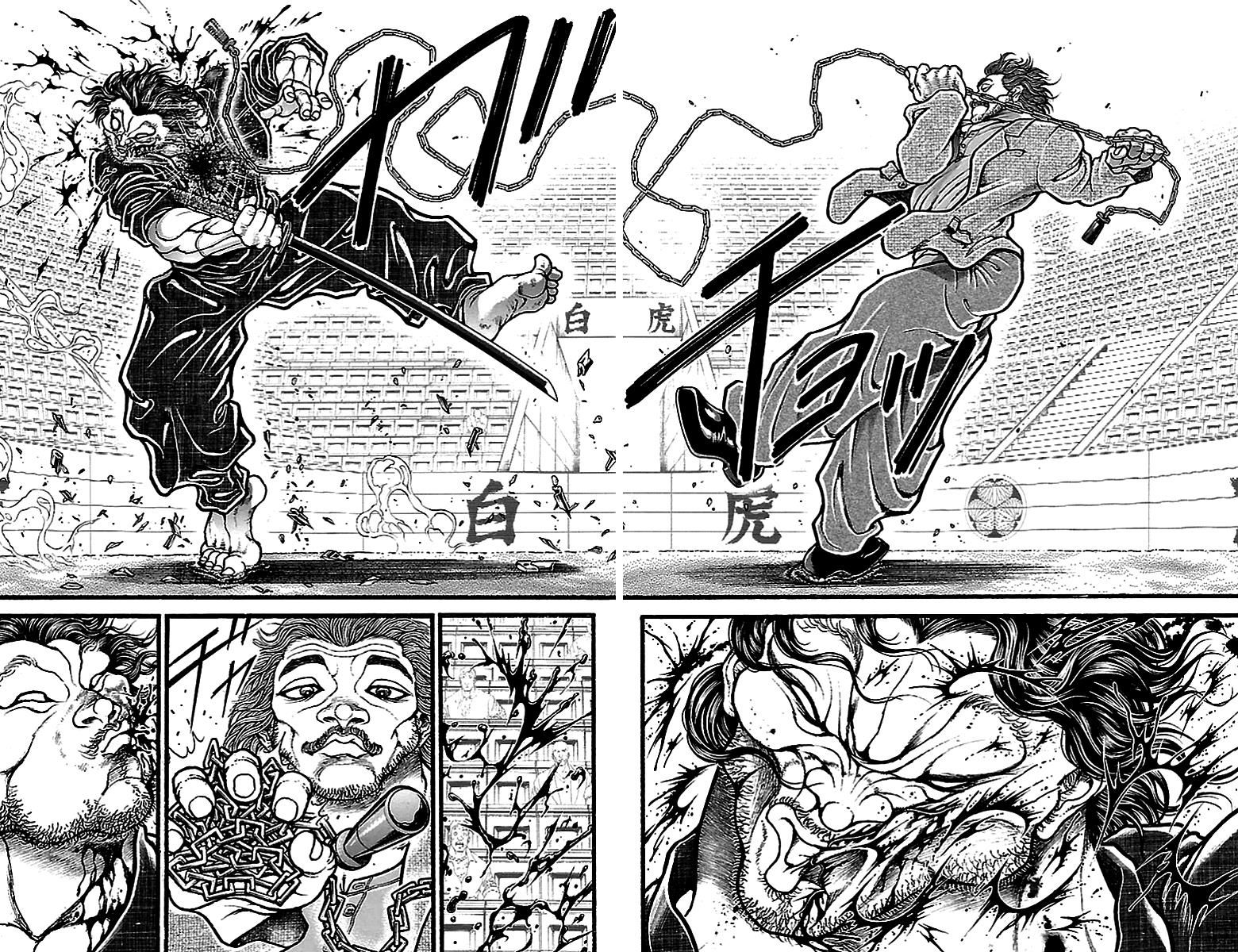 Baki Dou Chapter 128 page 4 - Chapter 128 : The Keystone Of The Grip