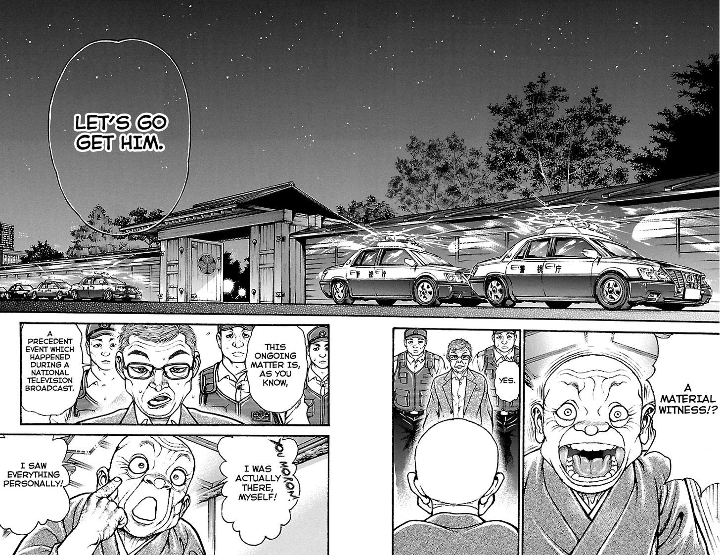 Baki Dou Chapter 136 page 12 - Chapter 136 : This is War...