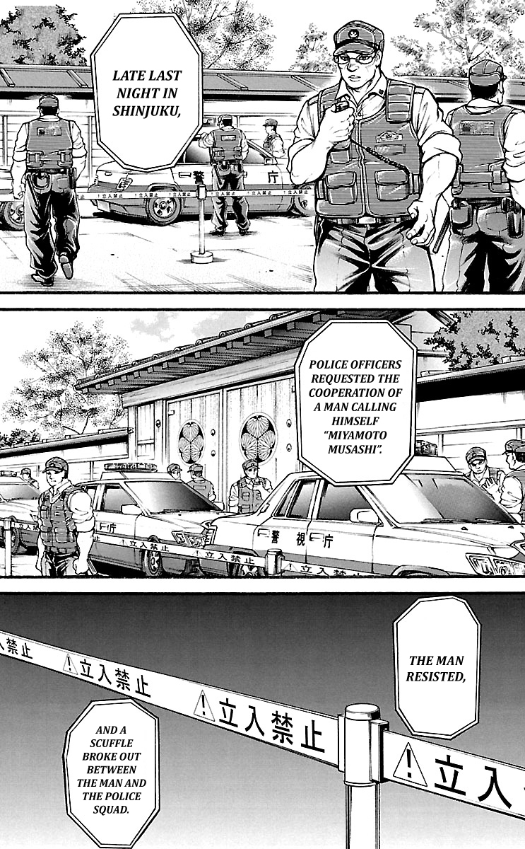 Baki Dou Chapter 139 page 3 - Chapter 139: give me my group leader status already