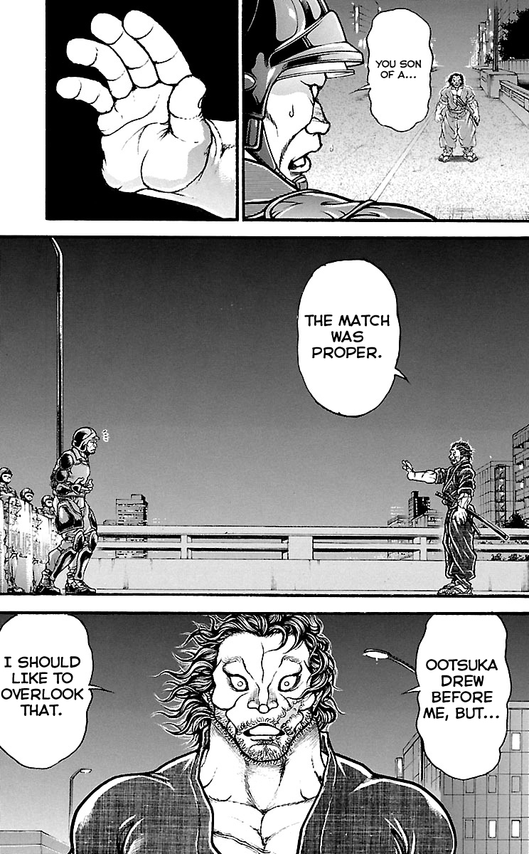 Baki Dou Chapter 140 page 15 - Chapter 140: The Draw
