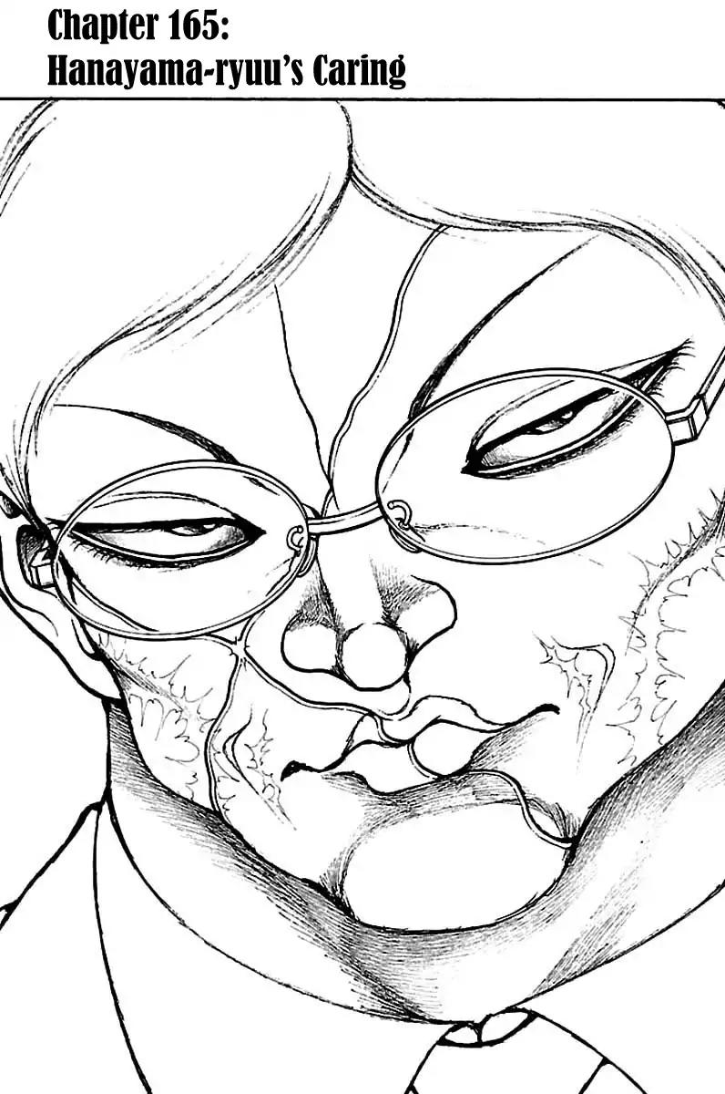 Baki Dou Chapter 165 page 1 - Chapter 165: Hanayama-ryuu's Caring