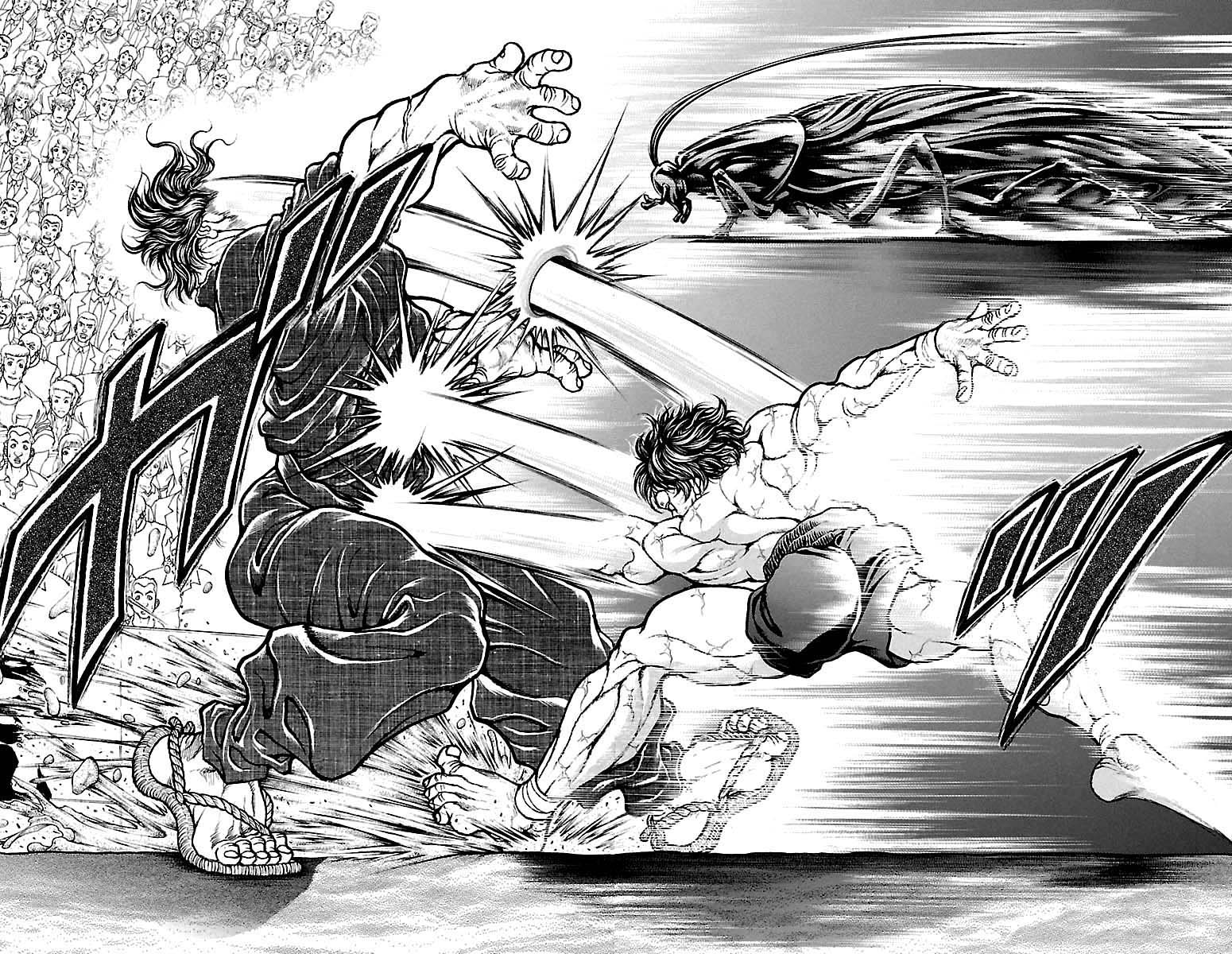 Baki Dou Chapter 183 page 17 - Chapter 183: Continuation of the Tachiai