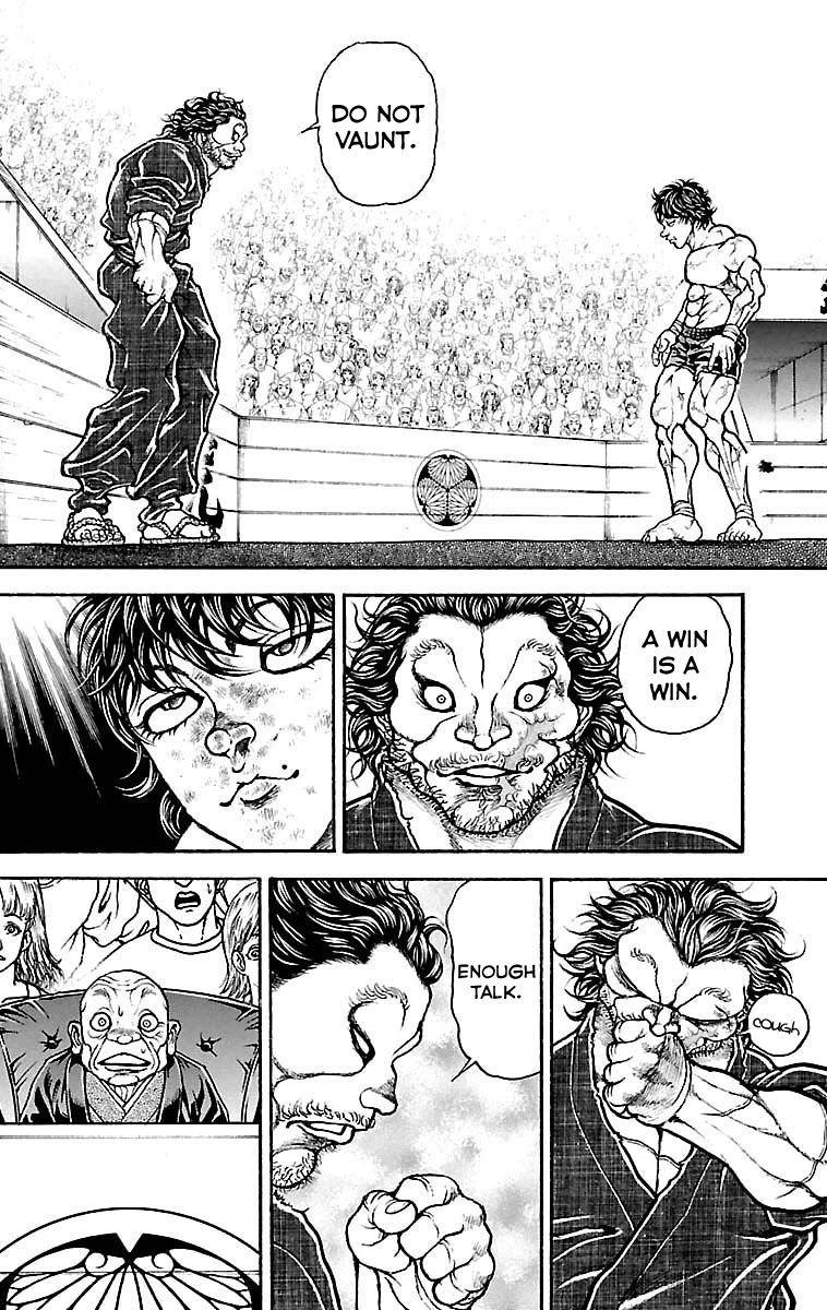 Baki Dou Chapter 183 page 8 - Chapter 183: Continuation of the Tachiai