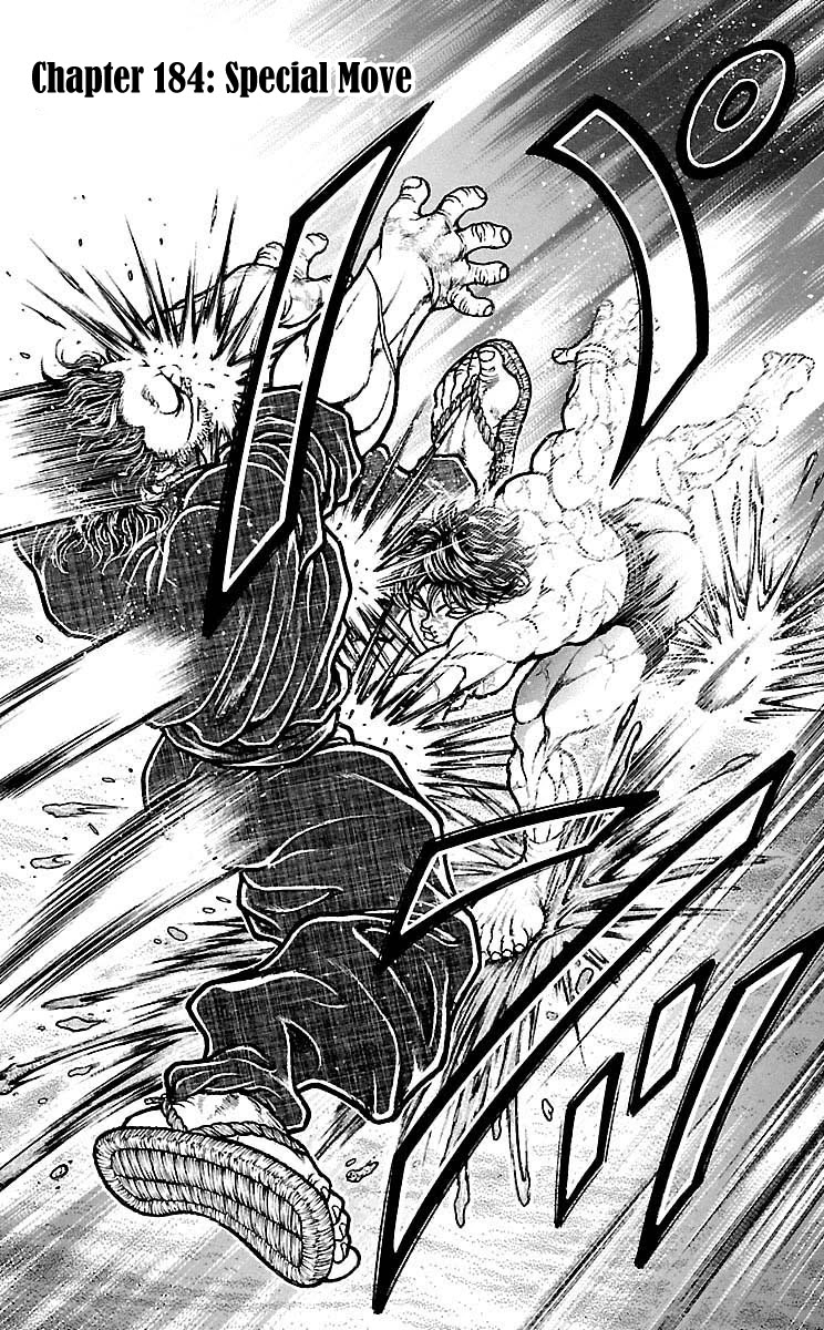 Baki Dou Chapter 184 page 1 - Chapter 184: Special Move