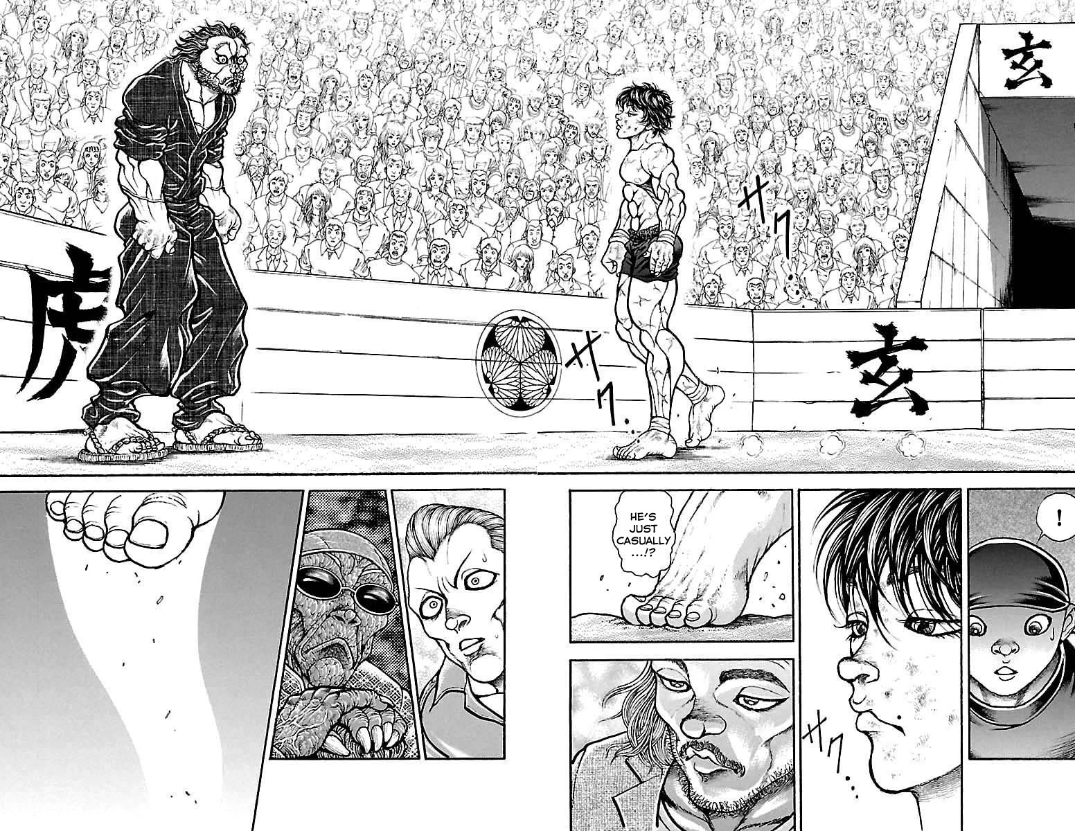 Baki Dou Chapter 186 page 5 - Chapter 186: Close-Quarters