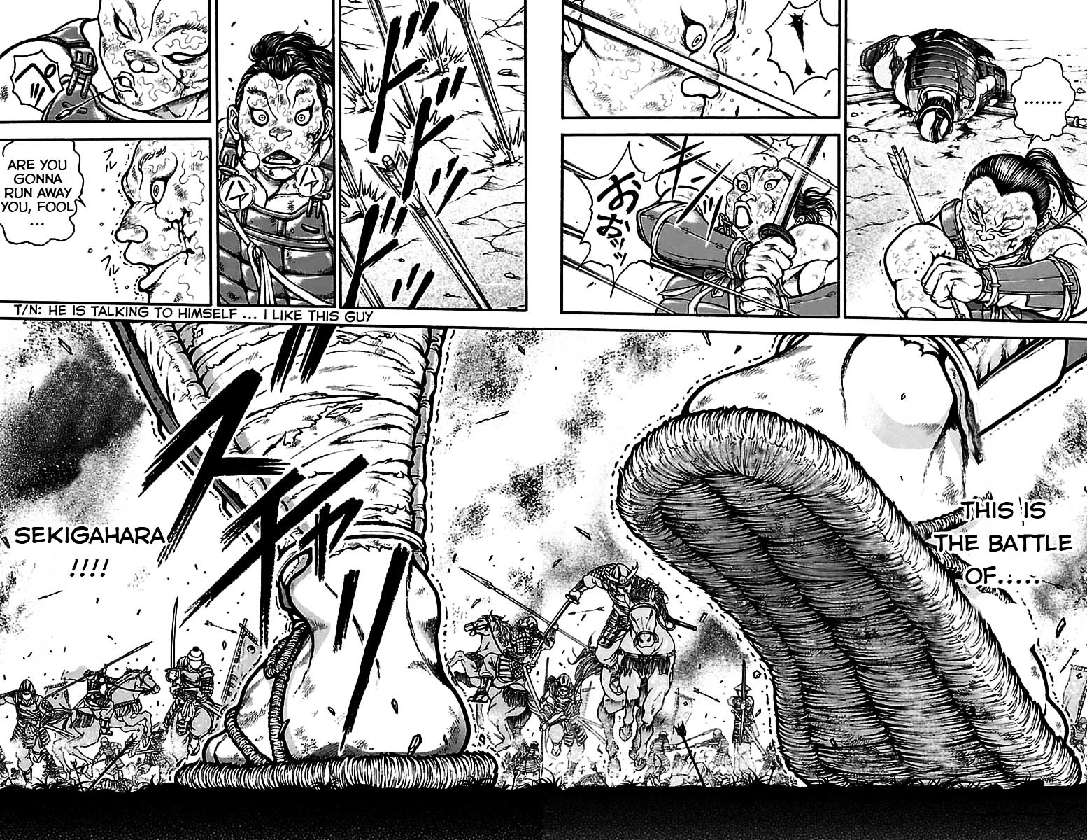Baki Dou Chapter 67 page 10 - Chapter 67 : Sekigahara