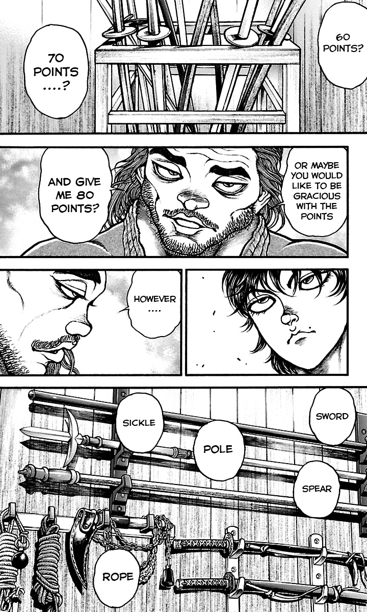 Baki Dou Chapter 69 page 14 - Chapter 69 : Three hundred points