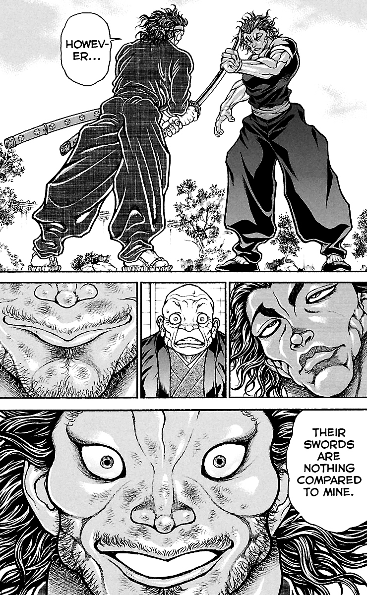 Baki Dou Chapter 83 page 15 - Chapter 83 : True Japanese Steel