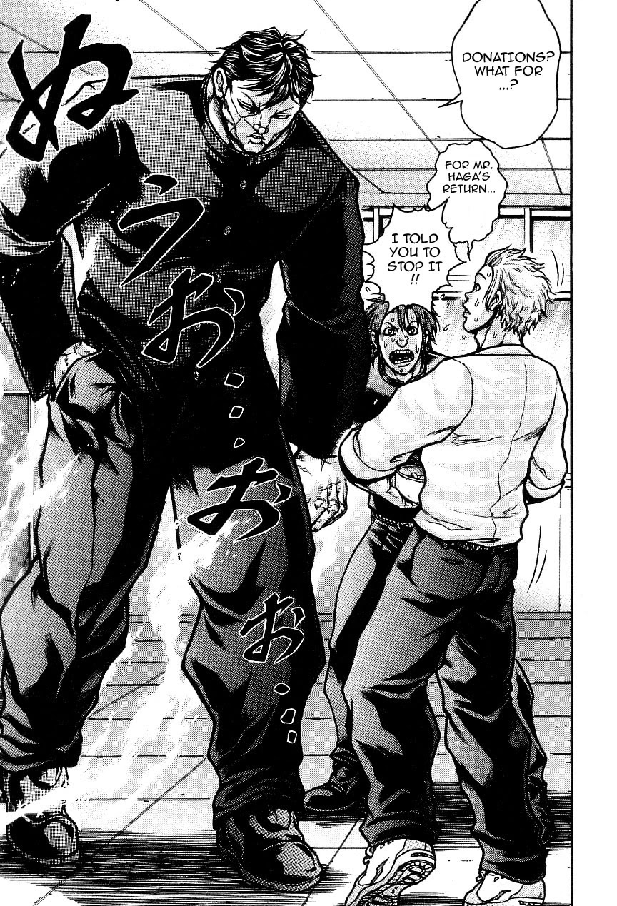 Baki Gaiden: Kizudzura Chapter 1 page 36 - Chapter 1: Hanayama, 15 years old