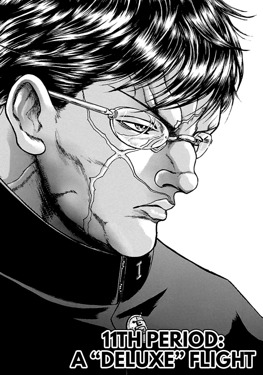 Baki Gaiden: Kizudzura Chapter 11 page 1 - Chapter 11: A "Deluxe" Flight