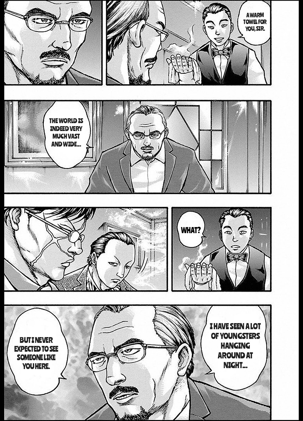 Baki Gaiden: Kizudzura Chapter 12 page 11 - Chapter 12: THAT'S ENOUGH FOR TODAY, GO HOME.