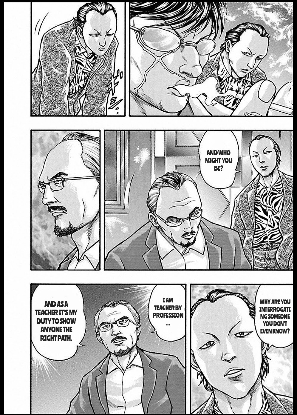Baki Gaiden: Kizudzura Chapter 12 page 12 - Chapter 12: THAT'S ENOUGH FOR TODAY, GO HOME.