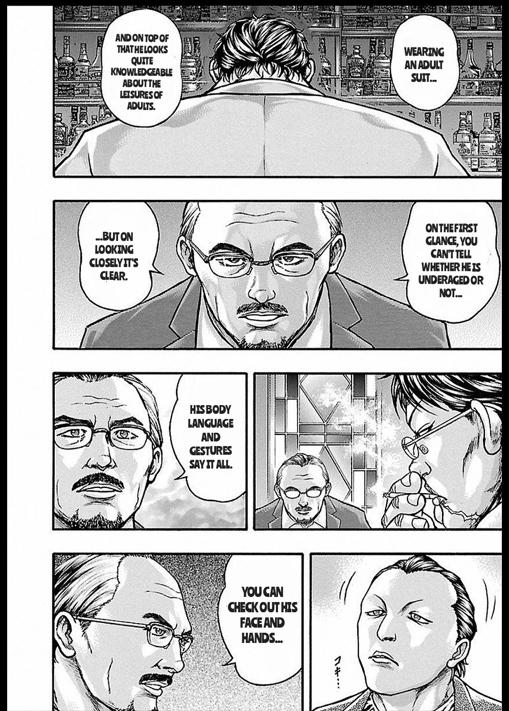 Baki Gaiden: Kizudzura Chapter 12 page 14 - Chapter 12: THAT'S ENOUGH FOR TODAY, GO HOME.