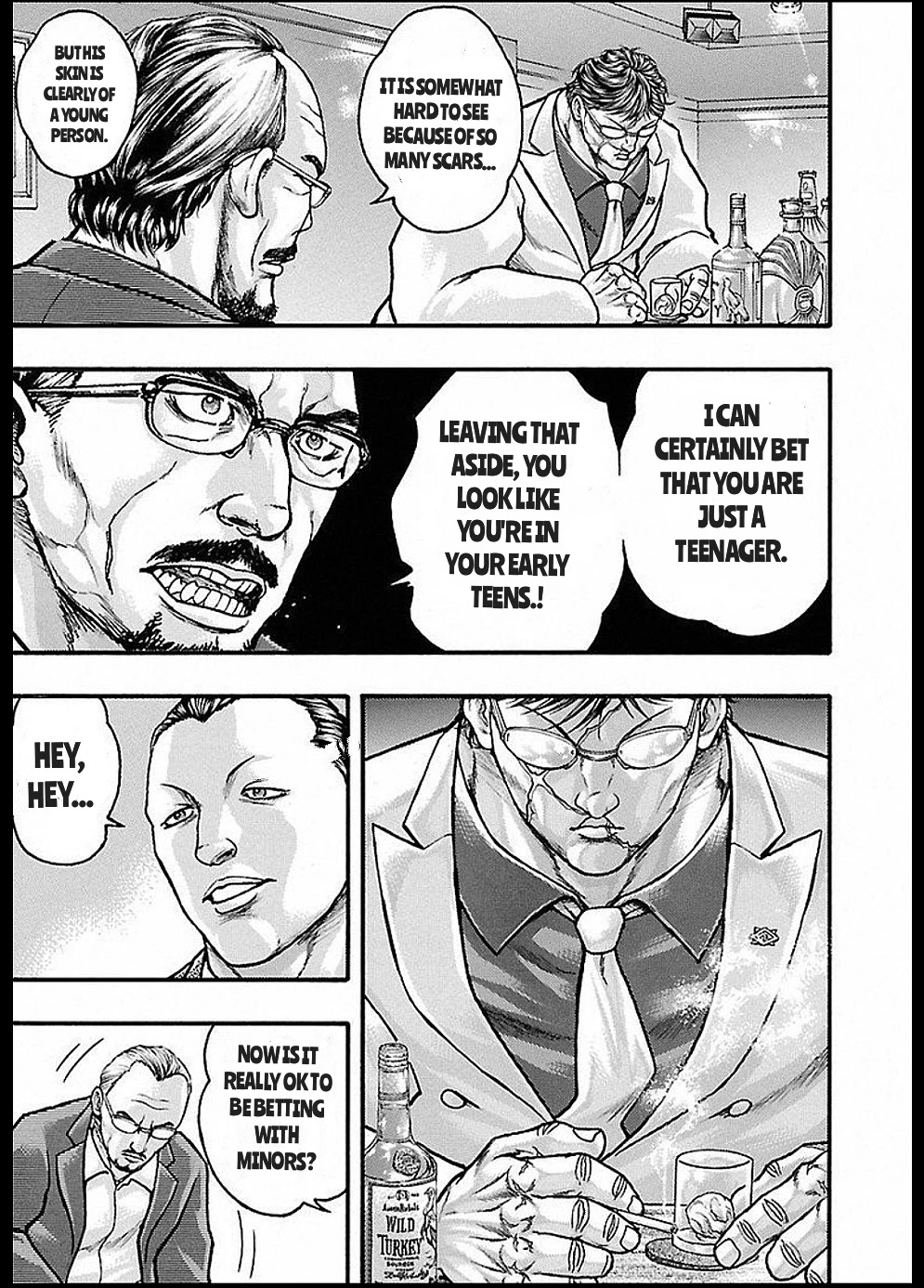 Baki Gaiden: Kizudzura Chapter 12 page 15 - Chapter 12: THAT'S ENOUGH FOR TODAY, GO HOME.