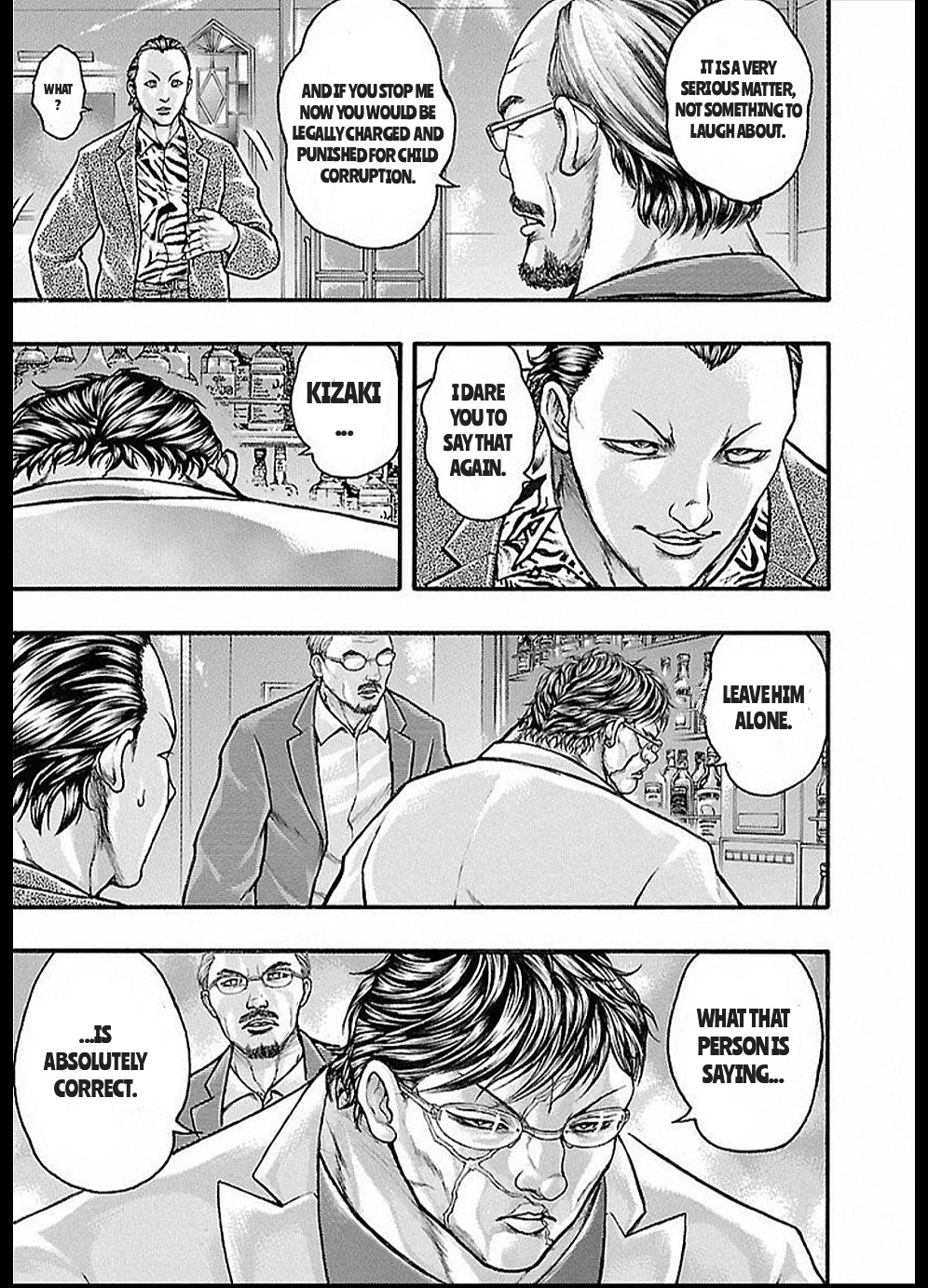Baki Gaiden: Kizudzura Chapter 12 page 17 - Chapter 12: THAT'S ENOUGH FOR TODAY, GO HOME.