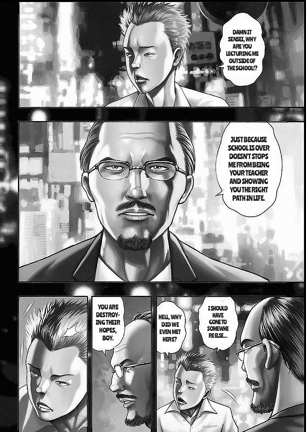 Baki Gaiden: Kizudzura Chapter 12 page 2 - Chapter 12: THAT'S ENOUGH FOR TODAY, GO HOME.