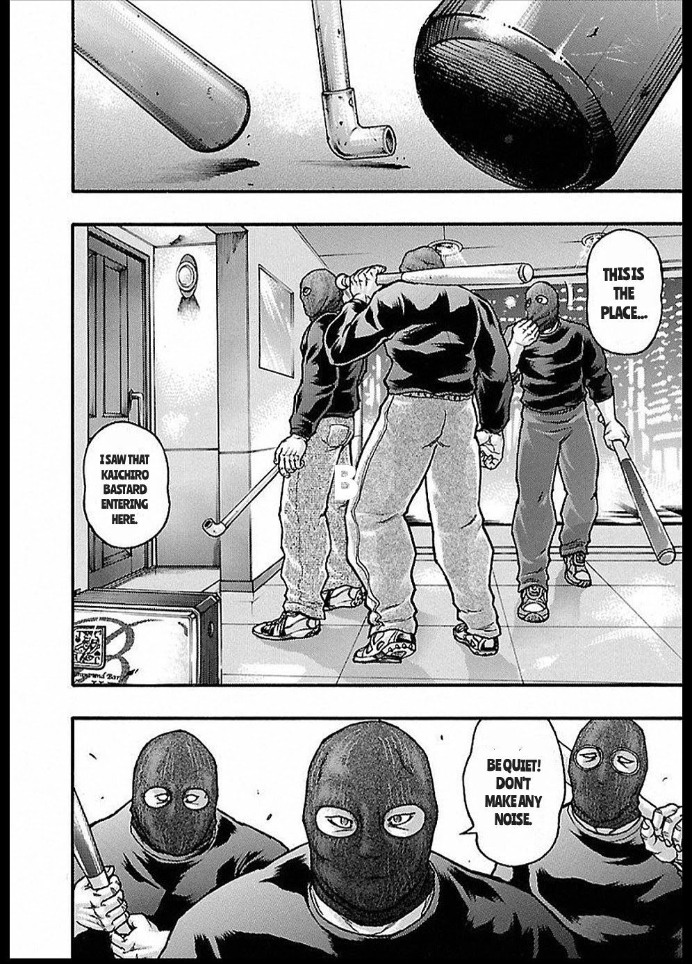 Baki Gaiden: Kizudzura Chapter 12 page 20 - Chapter 12: THAT'S ENOUGH FOR TODAY, GO HOME.