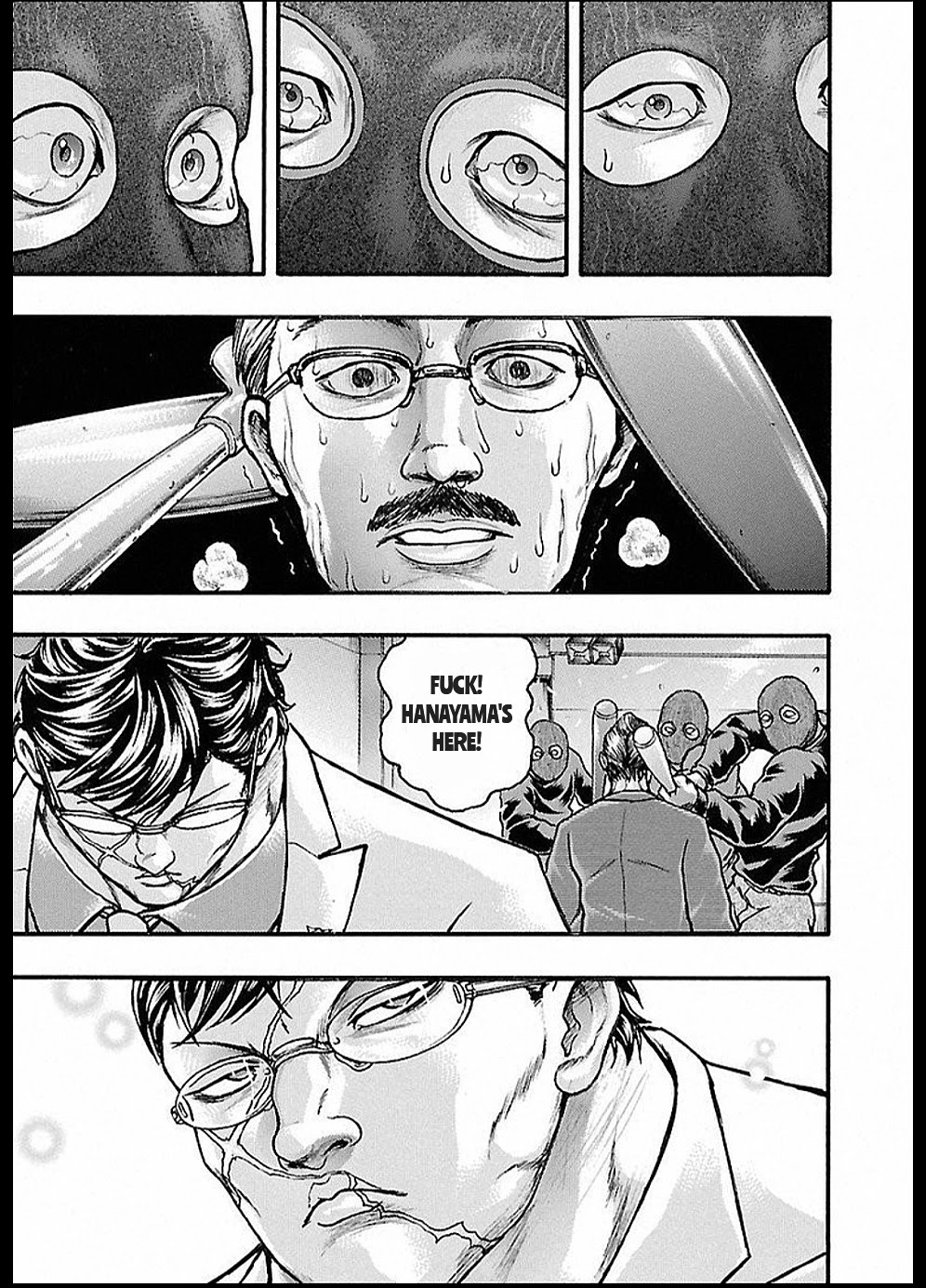 Baki Gaiden: Kizudzura Chapter 12 page 22 - Chapter 12: THAT'S ENOUGH FOR TODAY, GO HOME.