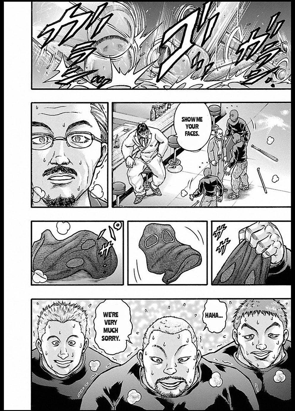 Baki Gaiden: Kizudzura Chapter 12 page 23 - Chapter 12: THAT'S ENOUGH FOR TODAY, GO HOME.