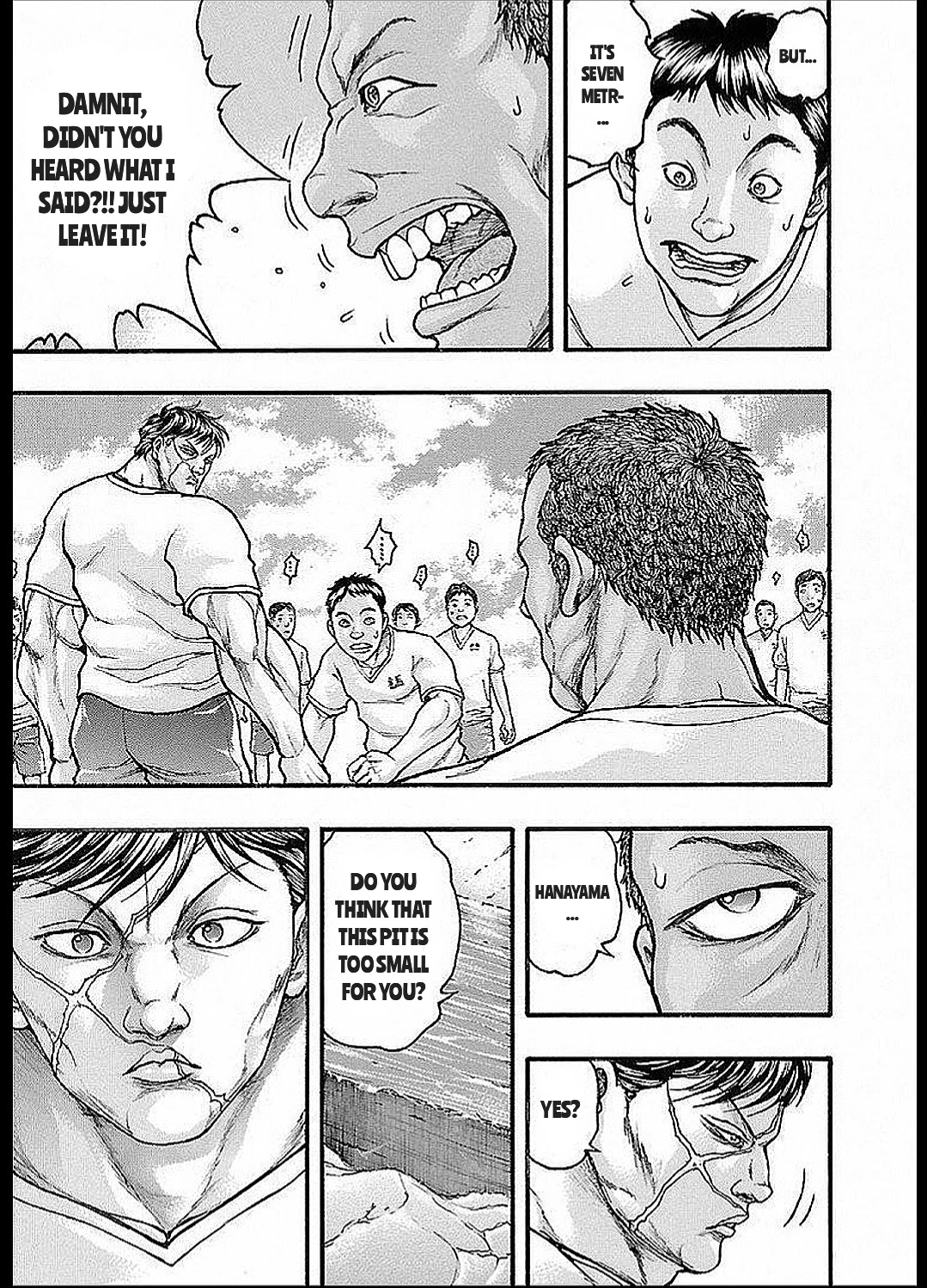 Baki Gaiden: Kizudzura Chapter 13 page 11 - Chapter 13: PHYSICAL FITNESS MEASUREMENT TEST