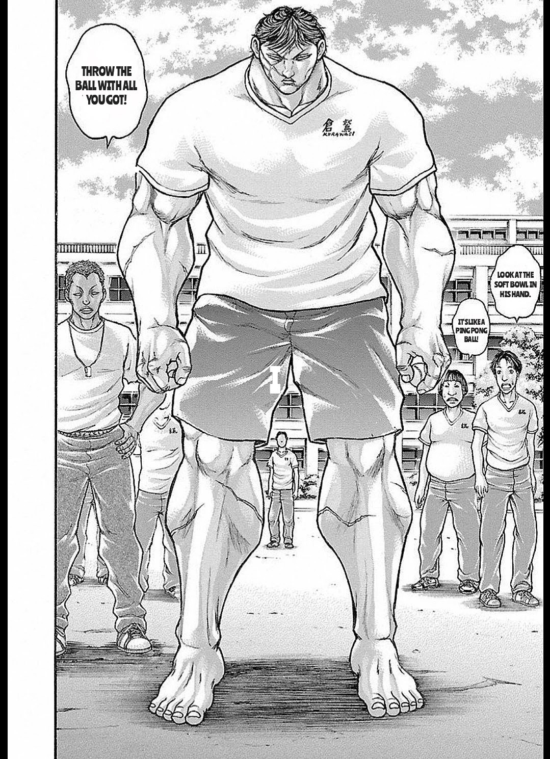 Baki Gaiden: Kizudzura Chapter 13 page 22 - Chapter 13: PHYSICAL FITNESS MEASUREMENT TEST