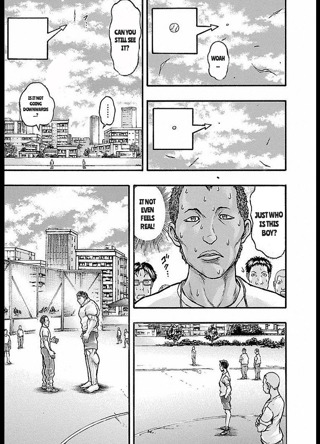 Baki Gaiden: Kizudzura Chapter 13 page 28 - Chapter 13: PHYSICAL FITNESS MEASUREMENT TEST