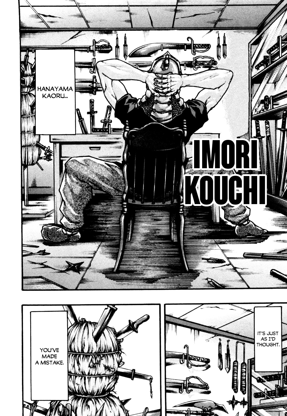 Baki Gaiden: Kizudzura Chapter 2 page 10 - Chapter 2: Absolutely Unarmed