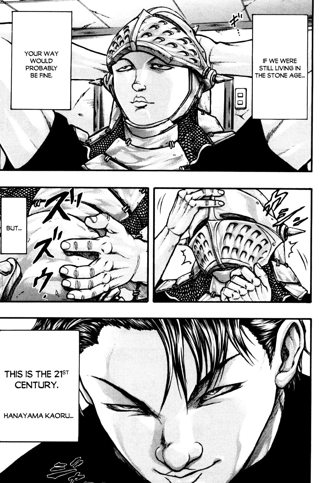 Baki Gaiden: Kizudzura Chapter 2 page 11 - Chapter 2: Absolutely Unarmed