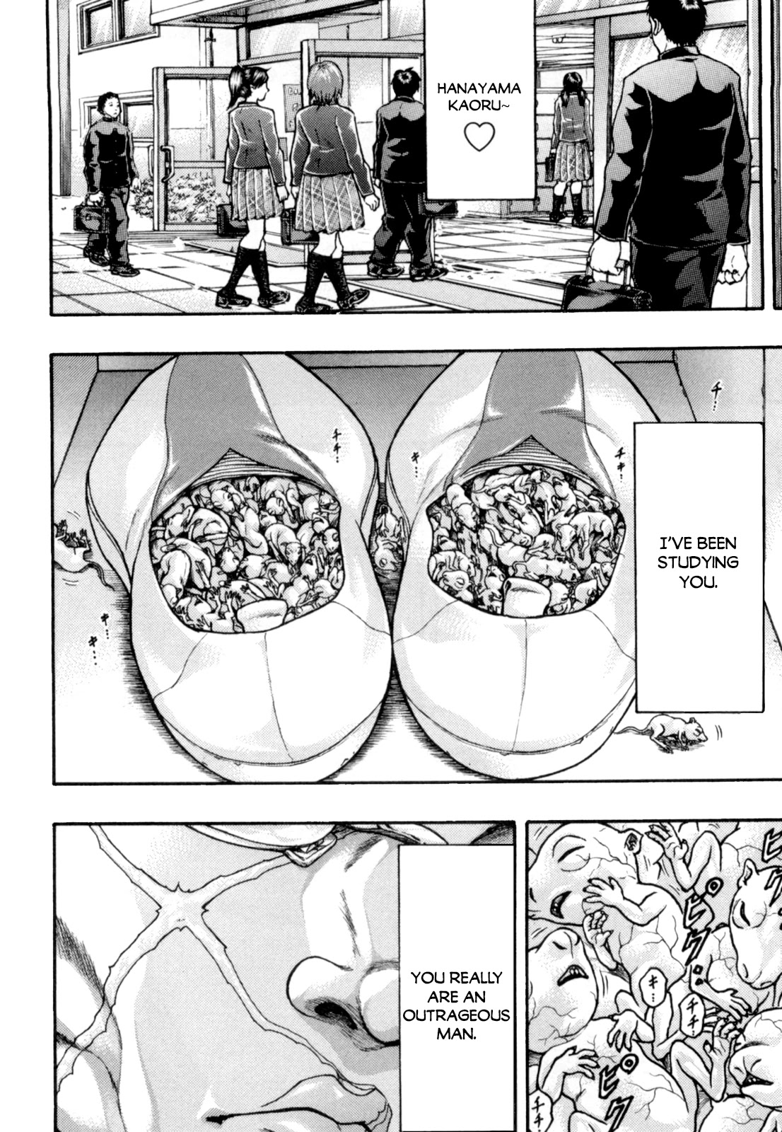 Baki Gaiden: Kizudzura Chapter 2 page 12 - Chapter 2: Absolutely Unarmed