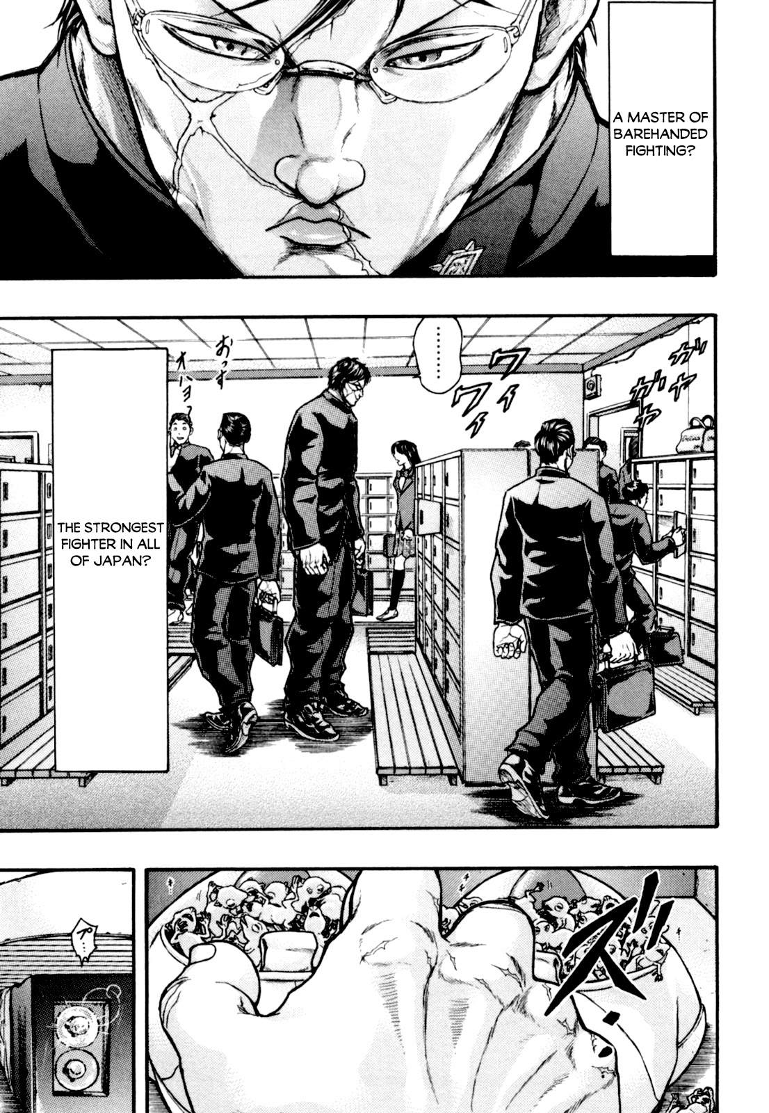 Baki Gaiden: Kizudzura Chapter 2 page 13 - Chapter 2: Absolutely Unarmed