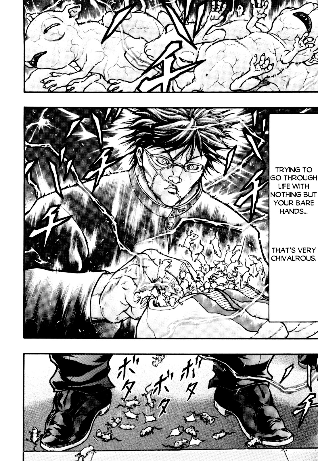 Baki Gaiden: Kizudzura Chapter 2 page 14 - Chapter 2: Absolutely Unarmed