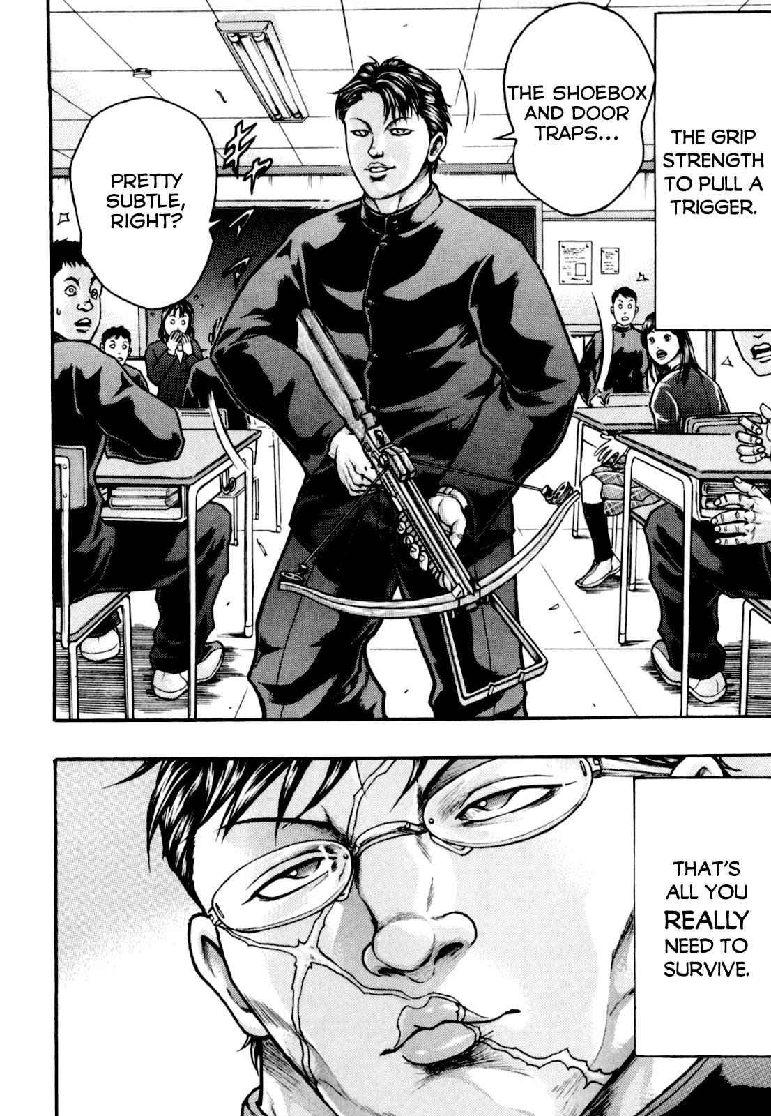 Baki Gaiden: Kizudzura Chapter 2 page 20 - Chapter 2: Absolutely Unarmed