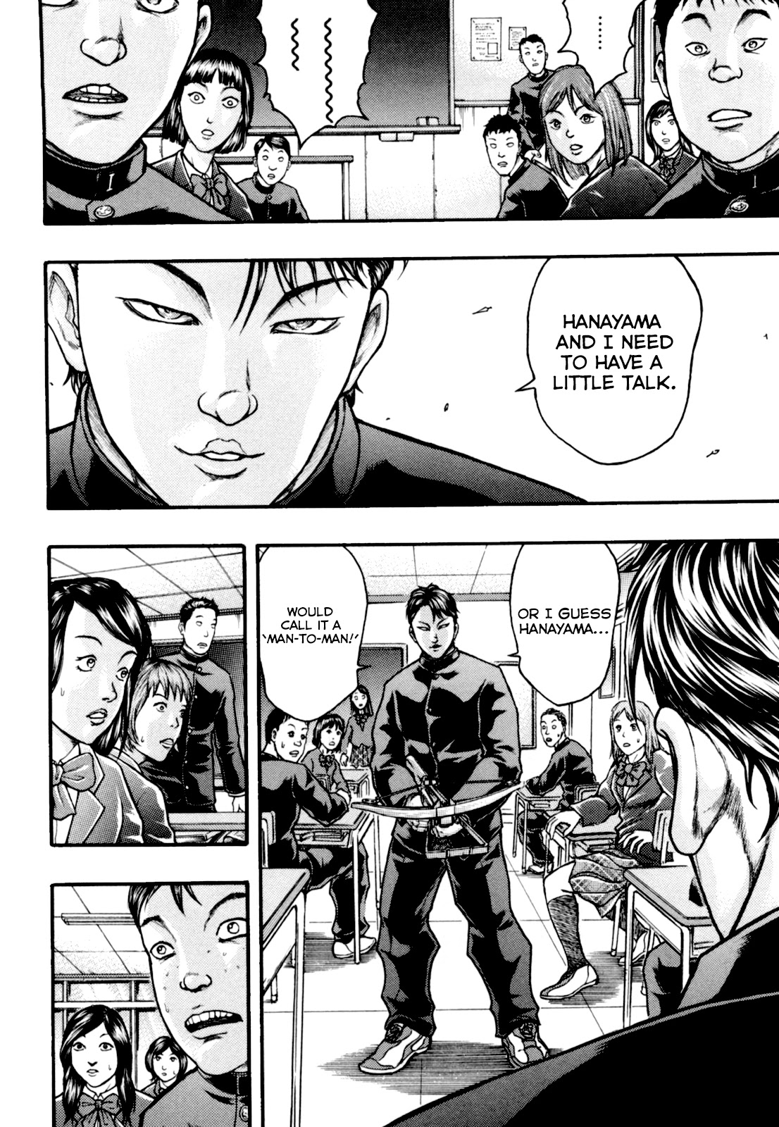 Baki Gaiden: Kizudzura Chapter 2 page 22 - Chapter 2: Absolutely Unarmed
