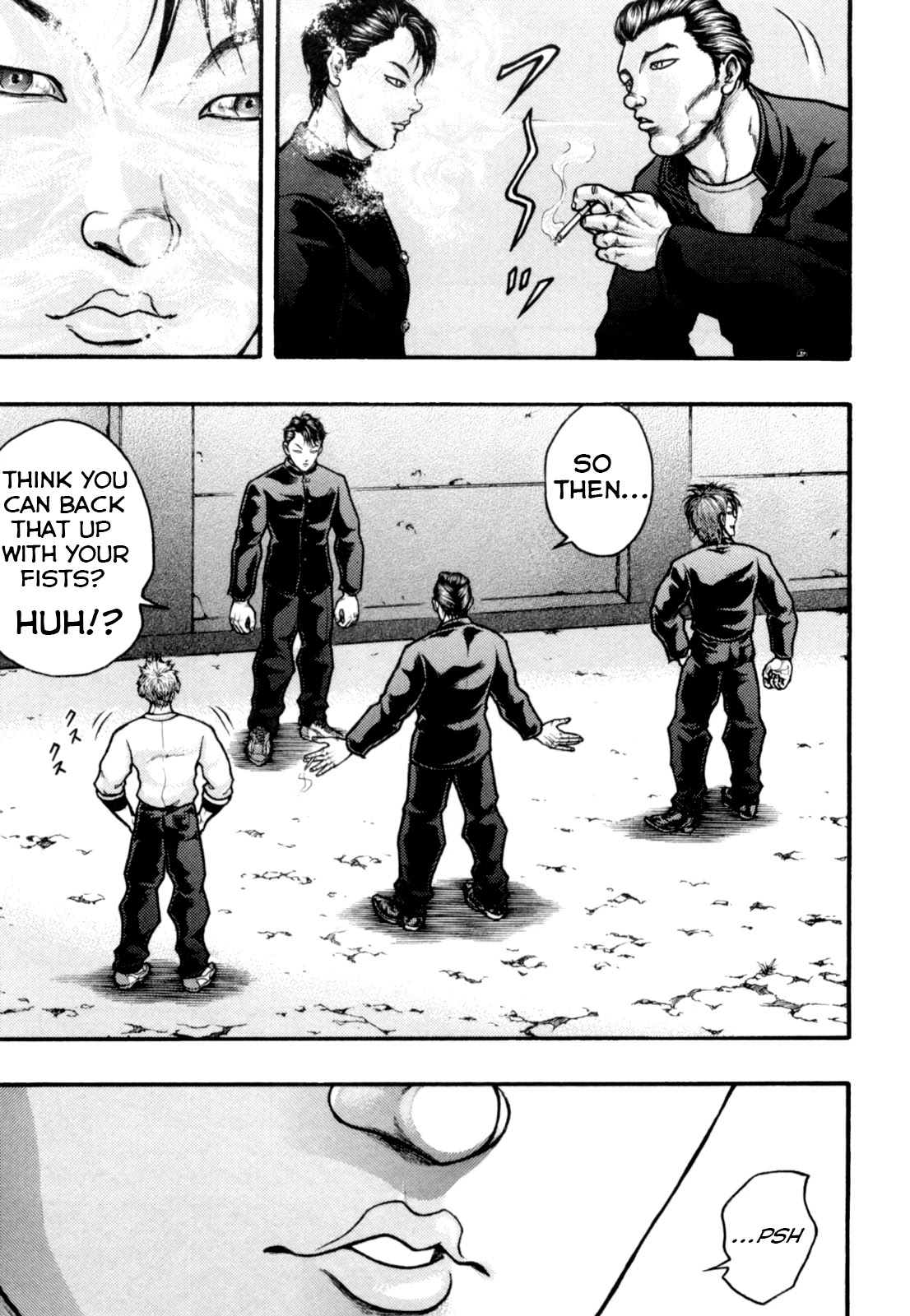 Baki Gaiden: Kizudzura Chapter 2 page 3 - Chapter 2: Absolutely Unarmed