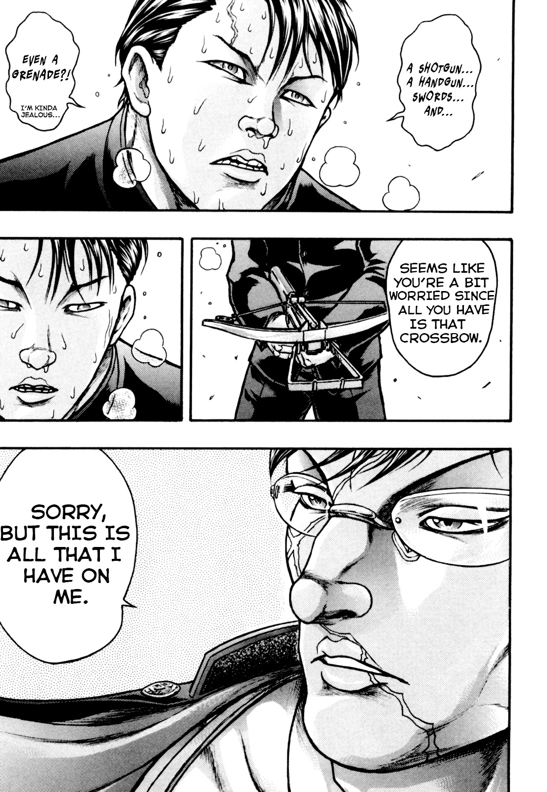Baki Gaiden: Kizudzura Chapter 2 page 32 - Chapter 2: Absolutely Unarmed