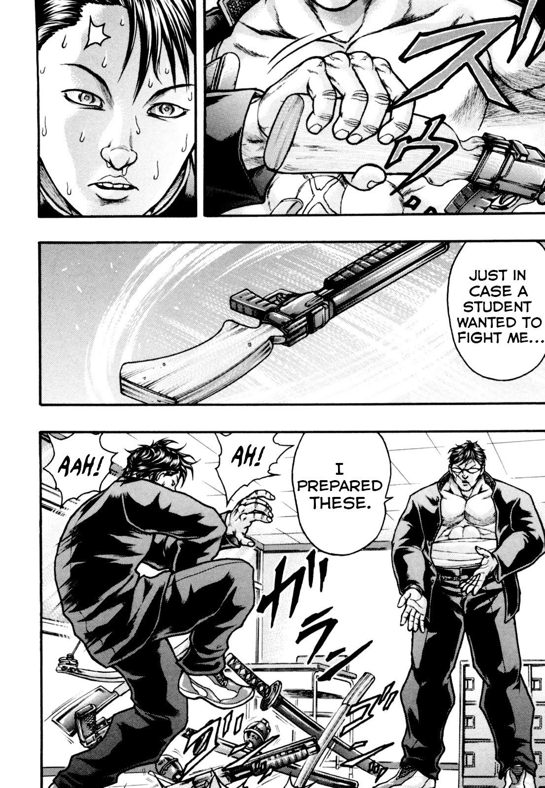 Baki Gaiden: Kizudzura Chapter 2 page 33 - Chapter 2: Absolutely Unarmed
