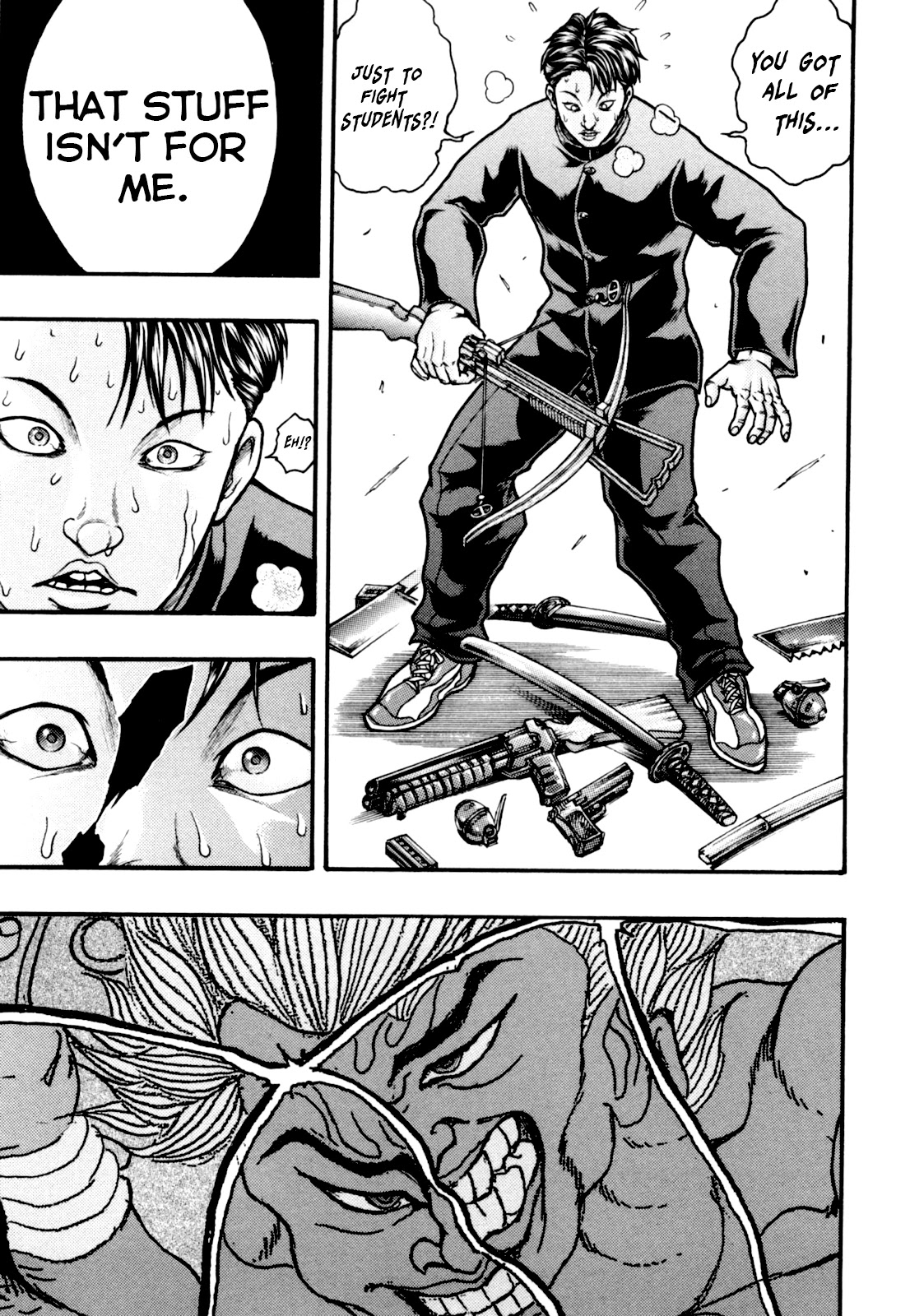 Baki Gaiden: Kizudzura Chapter 2 page 34 - Chapter 2: Absolutely Unarmed