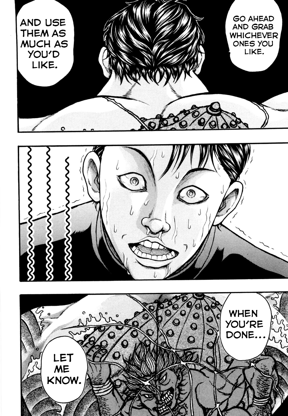 Baki Gaiden: Kizudzura Chapter 2 page 36 - Chapter 2: Absolutely Unarmed