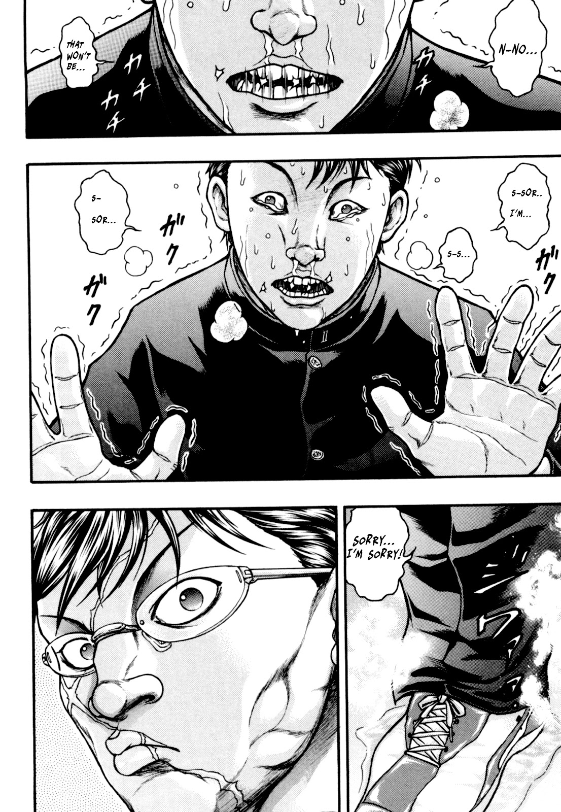 Baki Gaiden: Kizudzura Chapter 2 page 37 - Chapter 2: Absolutely Unarmed