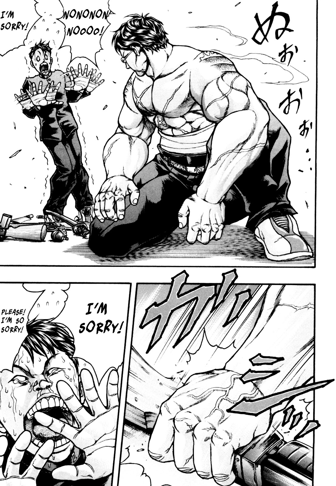 Baki Gaiden: Kizudzura Chapter 2 page 38 - Chapter 2: Absolutely Unarmed