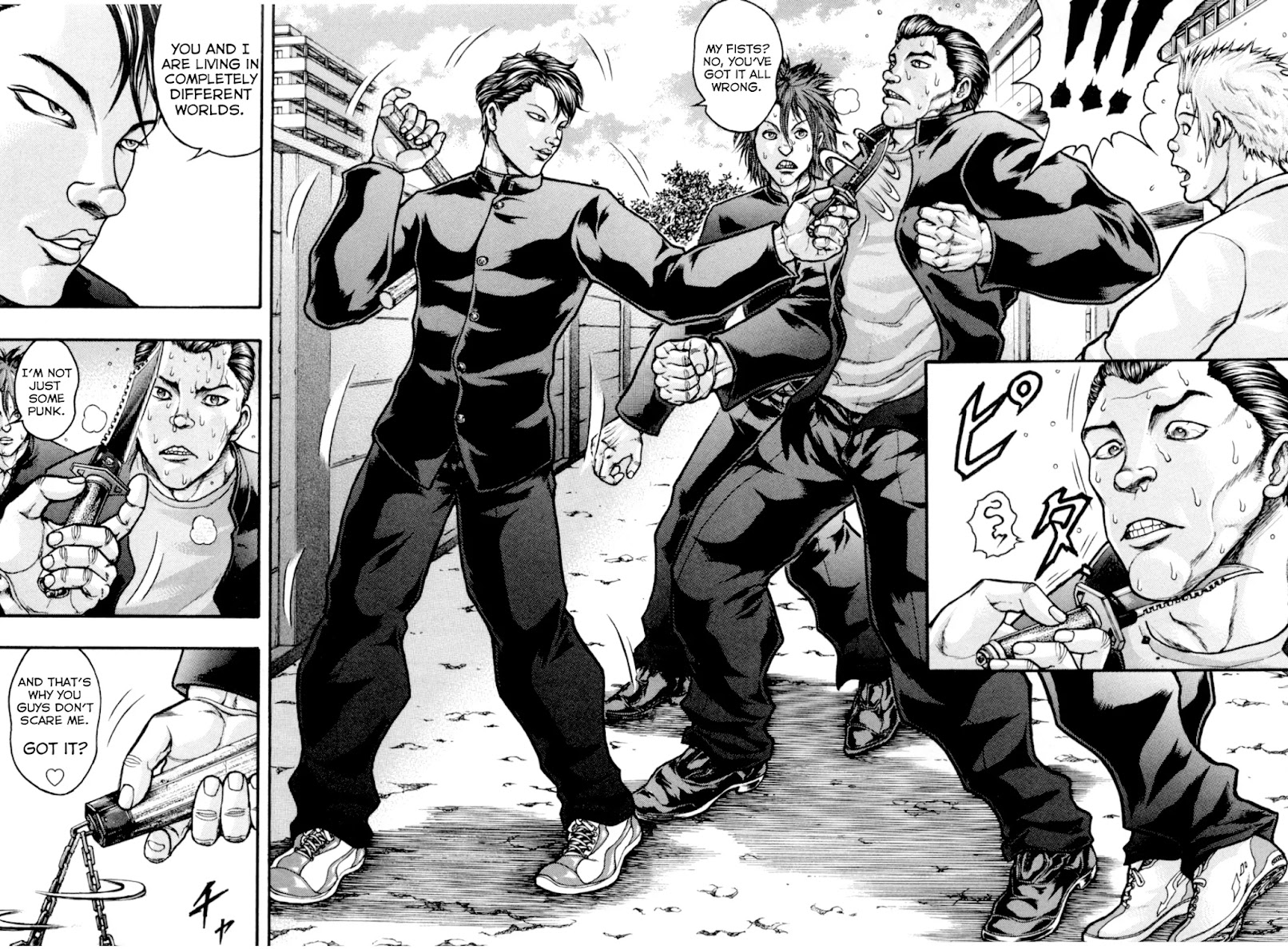 Baki Gaiden: Kizudzura Chapter 2 page 5 - Chapter 2: Absolutely Unarmed