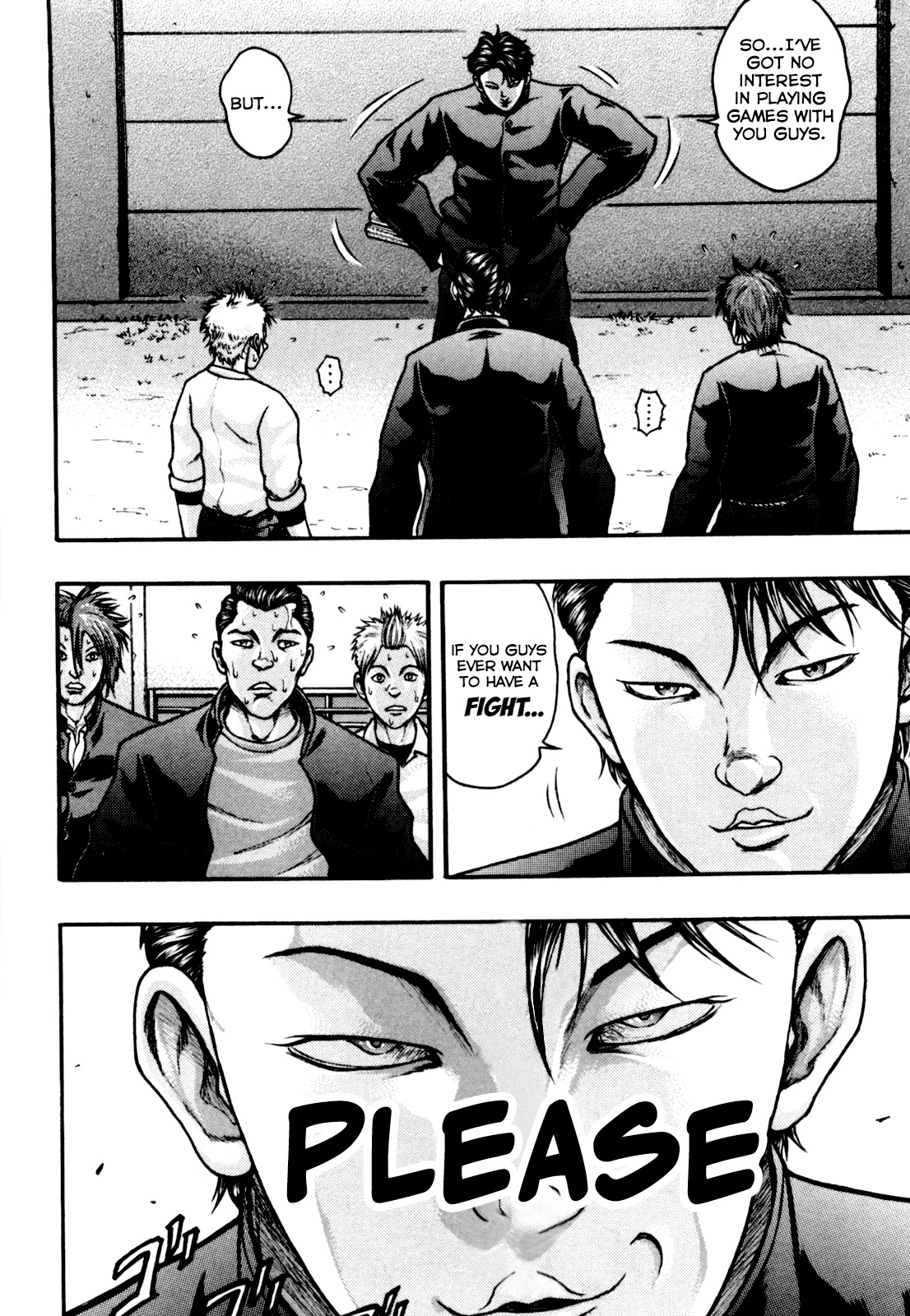 Baki Gaiden: Kizudzura Chapter 2 page 6 - Chapter 2: Absolutely Unarmed