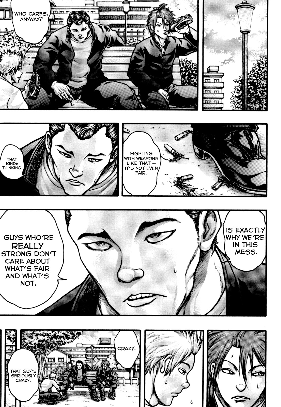 Baki Gaiden: Kizudzura Chapter 2 page 9 - Chapter 2: Absolutely Unarmed