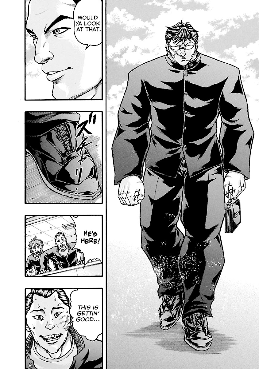 Baki Gaiden: Kizudzura Chapter 3 page 15 - Chapter 3: Corporal Punishment License