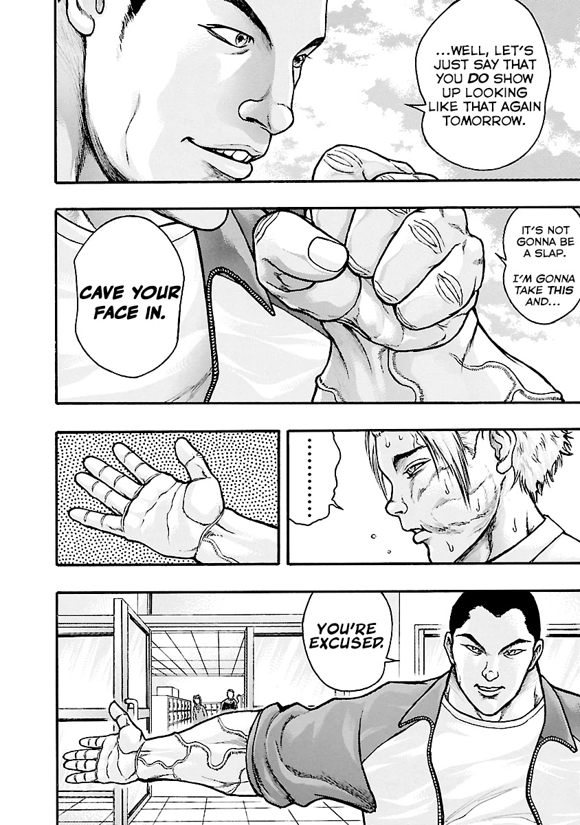 Baki Gaiden: Kizudzura Chapter 3 page 7 - Chapter 3: Corporal Punishment License