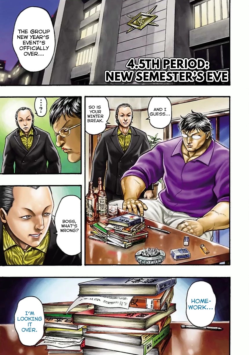 Baki Gaiden: Kizudzura Chapter 4.5 page 2 - Chapter 4.5: New Semester's Eve