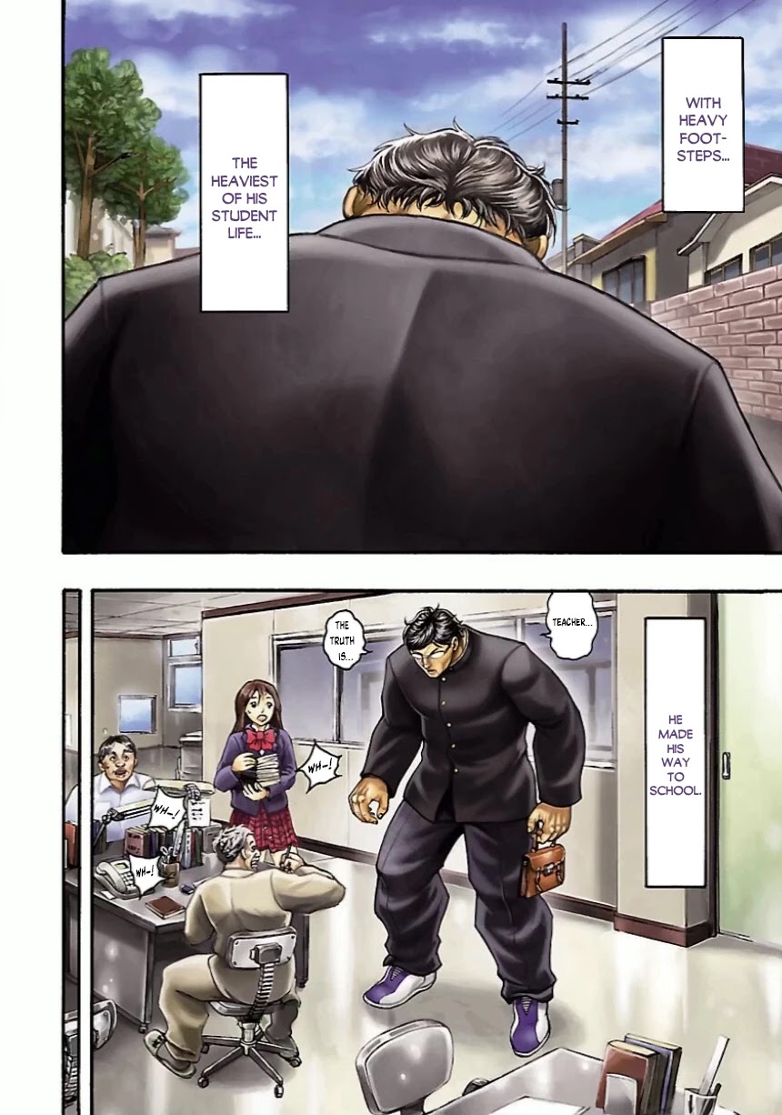 Baki Gaiden: Kizudzura Chapter 4.5 page 9 - Chapter 4.5: New Semester's Eve