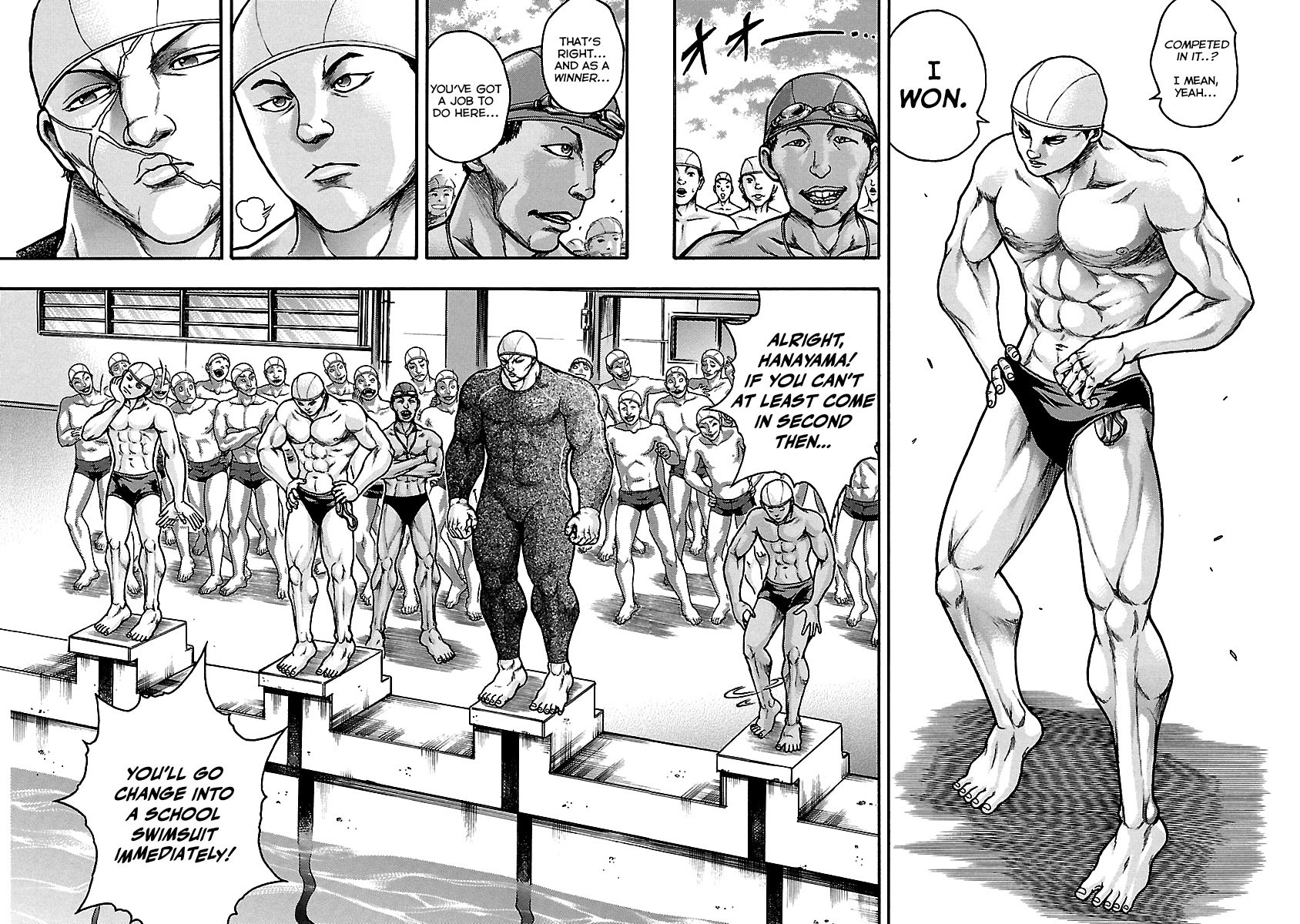 Baki Gaiden: Kizudzura Chapter 4 page 17 - Chapter 4: Swim Practice